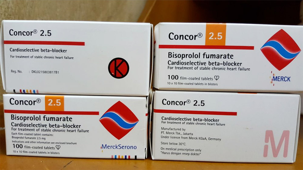 Concor - one of the brand of beta blocker